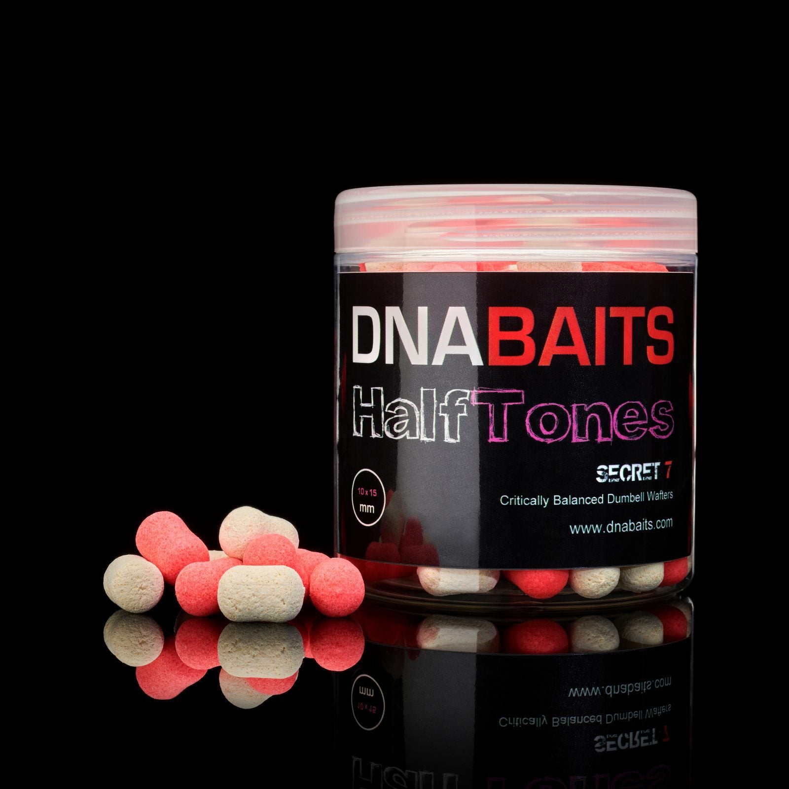 DNA SECRET 7 HALFTONES (PINK&WHITE) 10X15MM