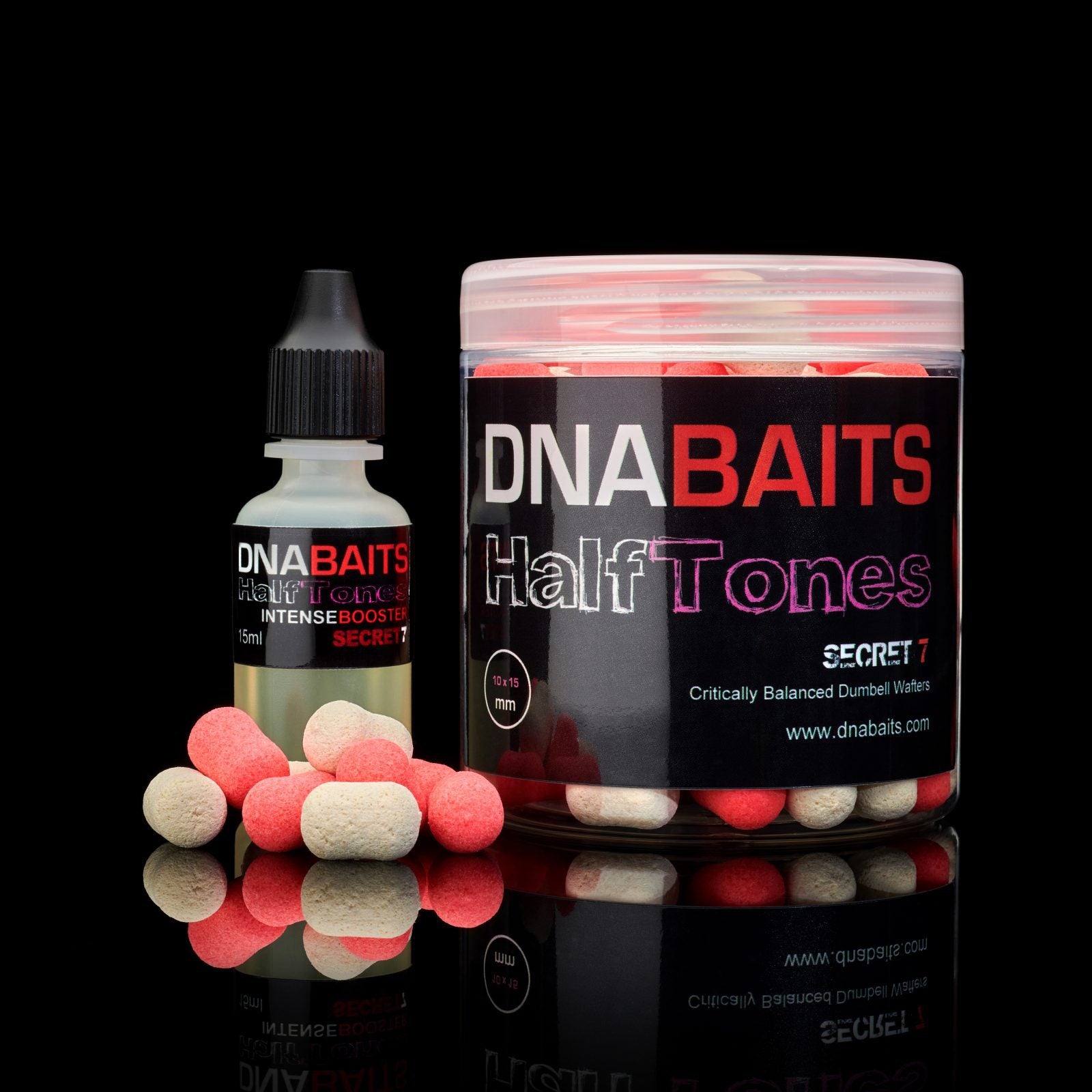 DNA SECRET 7 HALFTONES (PINK&WHITE) 10X15MM