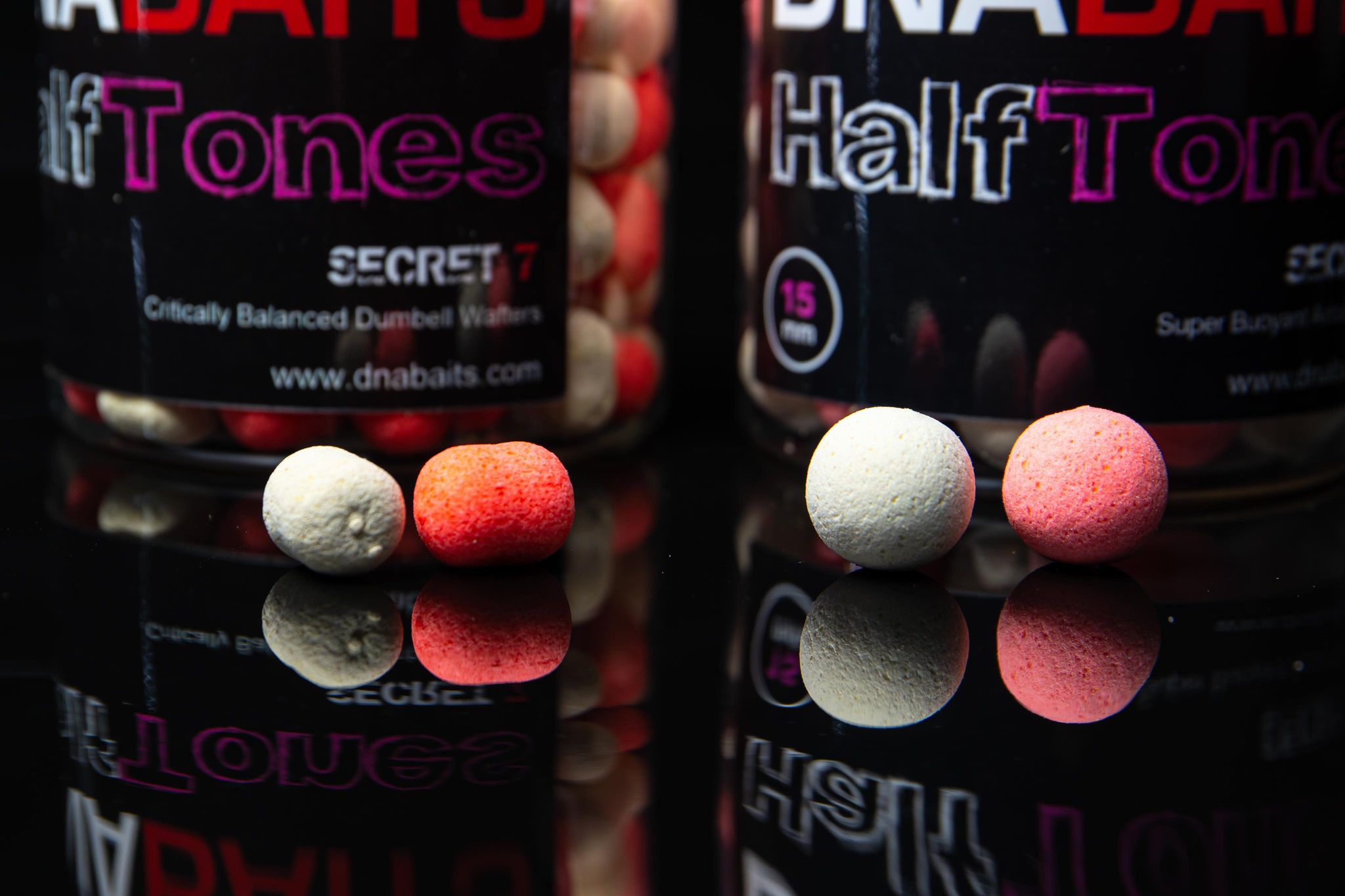 DNA SECRET 7 HALFTONES (PINK&WHITE) 10X15MM