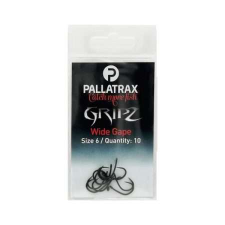 Pallatrax GRIPZ Wide Gape Hooks product packaging